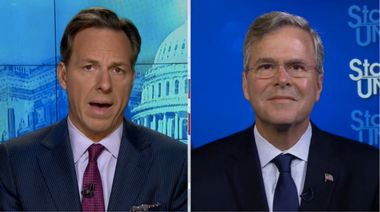 Image for Jake Tapper stuns Jeb Bush: If your brother is blameless for 9/11 why is Hillary Clinton responsible for Benghazi?