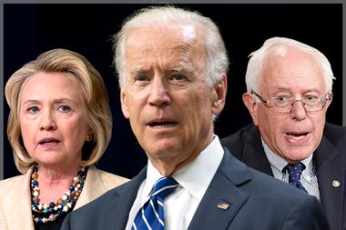 Hillary Clinton, Joe Biden, Bernie Sanders