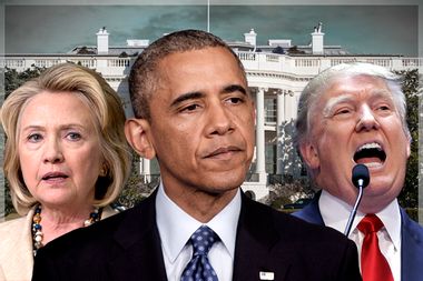 Hillary Clinton, Barack Obama, Donald Trump