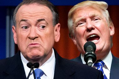 Mike Huckabee, Donald Trump