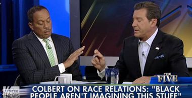 Image for Fox News declares war on Stephen Colbert: Jesse Watters and Eric Bolling whitesplain that Black Lives Matter is a fake movement