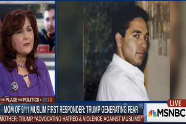 Image for Mother of Muslim American 9/11 first responder rebukes Donald Trump: 