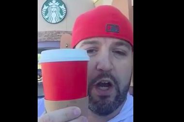 Image for #MerryChristmas Starbucks! Watch the absurd 
