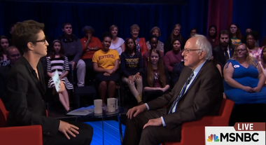 Image for This Rachel Maddow interview is Bernie Sanders' best moment in weeks