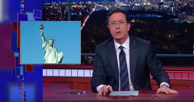 Image for Stephen Colbert lets ISIS have it: 