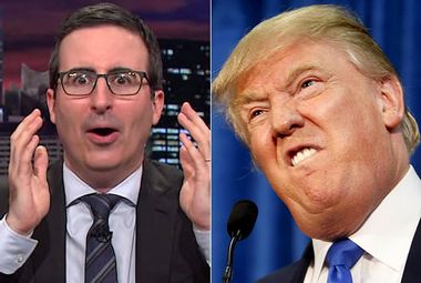 Image for Donald Trump on escalating his feud with John Oliver: 