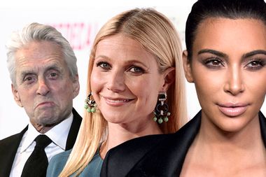 Michael Douglas, Gwyneth Paltrow, Kim Kardashian