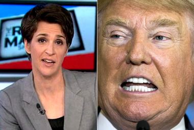 Image for Rachel Maddow eviscerates Donald Trump for claiming 