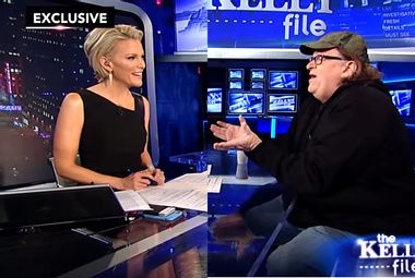 Image for Megyn Kelly throws love fest for Michael Moore on Fox News