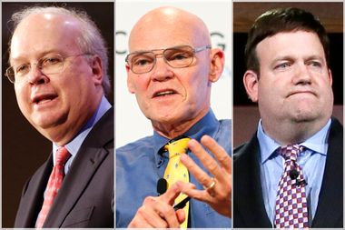 Karl Rove, James Carville, Frank Luntz