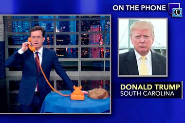 Stephen Colbert, Donald Trump