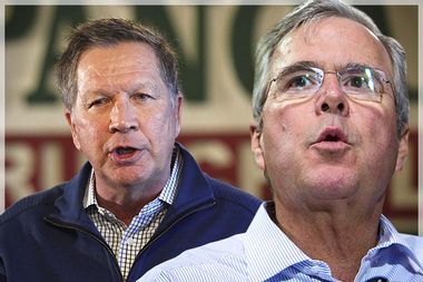 John Kasich, Jeb Bush