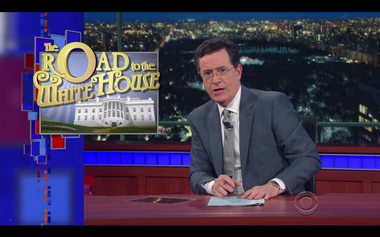 Image for Stephen Colbert isn't laughing at Trump anymore: 