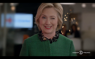 Image for Watch Abbi and Ilana's Hillary freak-out: The 