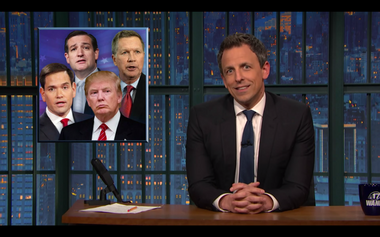 Image for Seth Meyers looks ahead to Trump riots: 