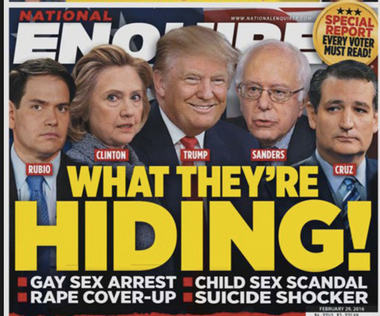 Image for The National Enquirer's 5 most outrageous political 