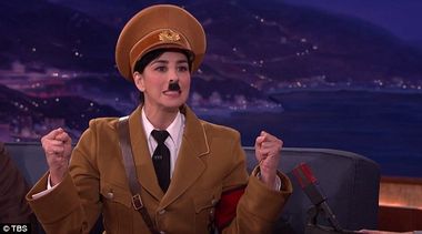 Image for Watch: Sarah Silverman dons a Hitler costume on 