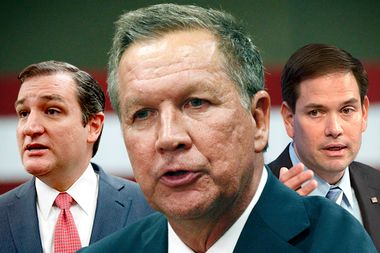 Ted Cruz, John Kasich, Marco Rubio