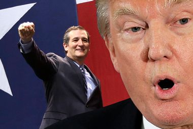 Ted Cruz, Donald Trump