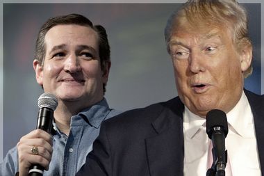 Ted Cruz, Donald Trump