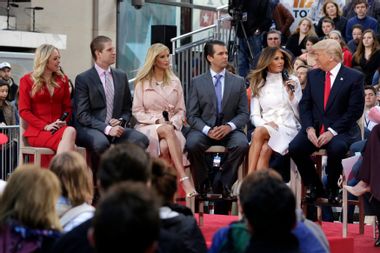 Donald Trump,Tiffany Trump, Eric Trump, Ivanka Trump, Donald Trump Jr., Melania Trump