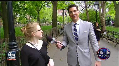 Image for WATCH: Fox News' vile Jesse Watters gets humiliated by the very people he's trying to humiliate