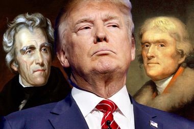 Andrew Jackson, Donald Trump, Thomas Jefferson