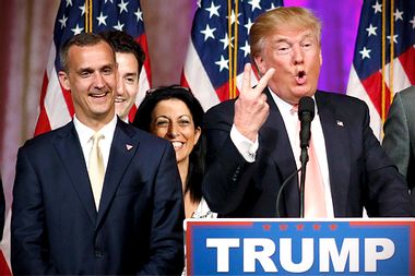 Corey Lewandowski, Donald Trump