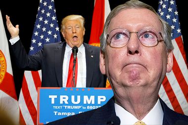 Mitch McConnell, Donald Trump