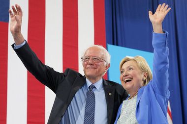 Bernie Sanders, Hillary Clinton