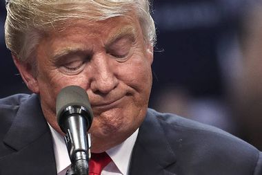 U.S. Republican presidential candidate Donald Trump speaks at a campaign event in Buffalo, New York