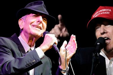 Leonard Cohen and Donald Trump