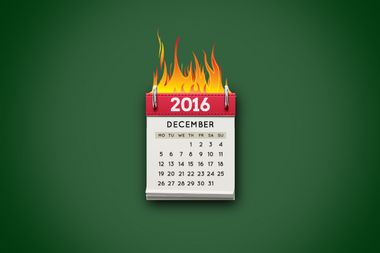 Calendar on Fire