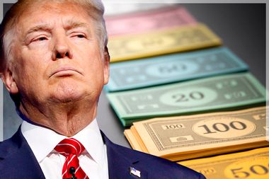 Donald Trump; Monopoly Money