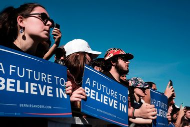 Young Bernie Sanders Supporters