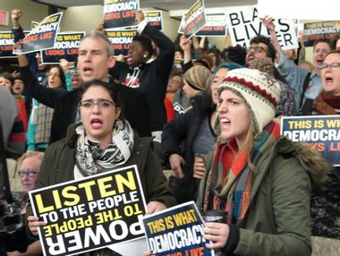 Image for WATCH: Minnesota protesters erupt after Republicans pass bill to charge demonstrators for police overtime costs