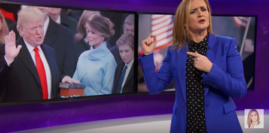 Image for WATCH: Samantha Bee mocks President Donald Trump's lackluster inaugural weekend