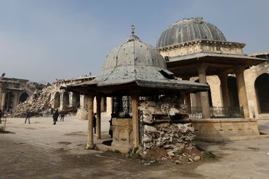 Syria Damaged Mosque