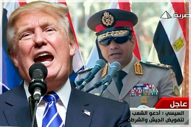 Donald Trump; Abdel Fattah al-Sisi