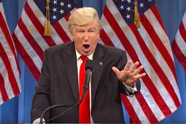Image for WATCH: Donald Trump's presser on SNL in replay is a hoot