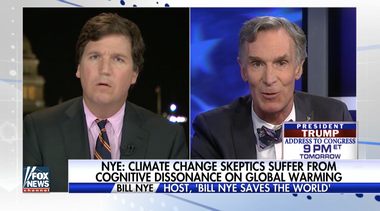 Image for WATCH: Tucker Carlson calls Bill Nye a science 