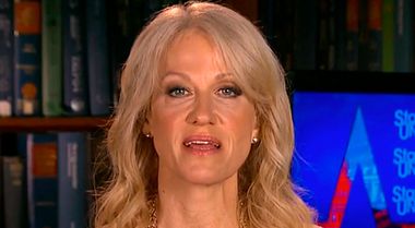 Image for Kellyanne Conway calls husband's tweets 