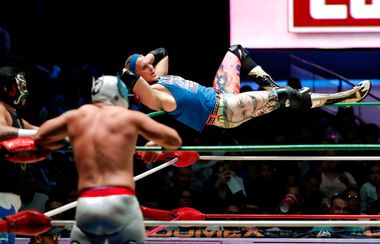 Mexico Pro Trump Wrestler