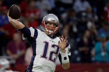 Image for Brady leads biggest comeback, Patriots win 34-28 in OT