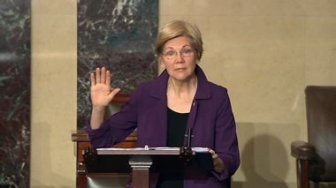 Elizabeth Warren speaks on the Senate