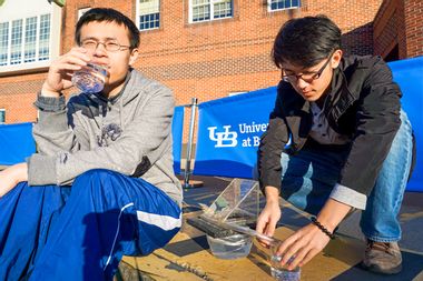 Image for University's solar-powered still improves ancient water cleaning technology