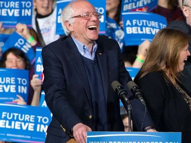 Image for Bernie Sanders has become the most popular politician in America — with no help from the inside
