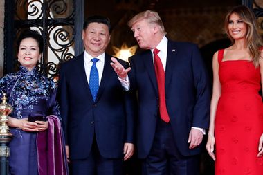 Donald Trump,Xi Jinping,Melania Trump,Peng Liyuan