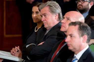 Steve Bannon, H.R. McMaster, Dina Powell, Reince Priebus