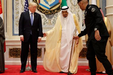 Donald Trump, Melania Trump, King Salman